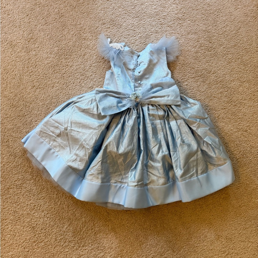 Elegant Blue Dollcake Dress with Bow